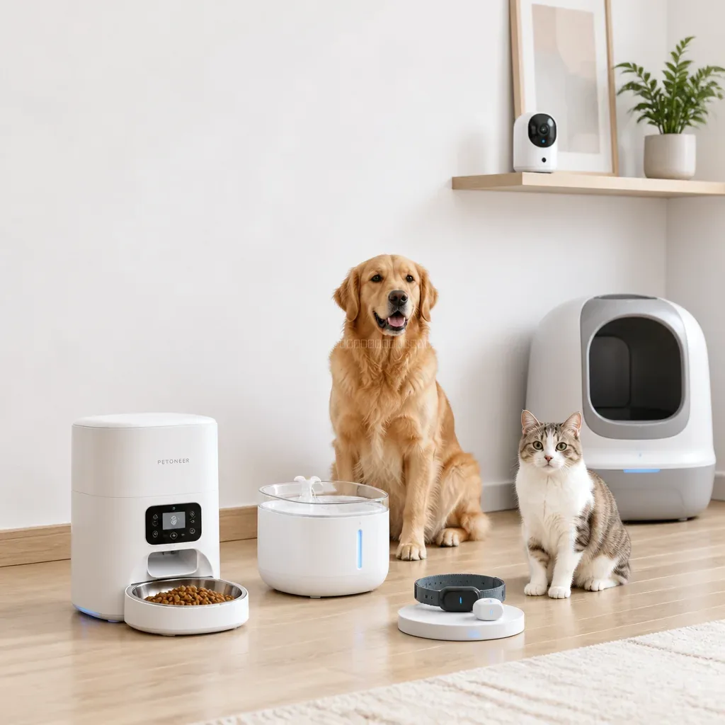 PetLabFeeder デバイスとダッシュボードのイメージ